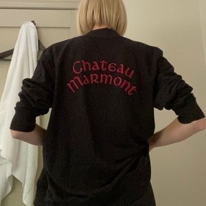 Chateau Marmont Black Cardigan / Bomber Jacket Size L (US) / XL (eu)